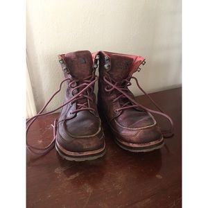NorthFace genuine leather boots